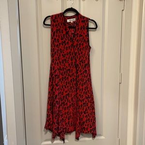 DVF Women’s Leopard Dress